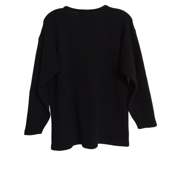 Lambs Wool IMARI Festive Piano and Martinis Sequin Sweater Womens Size Small - Picture 2 of 9